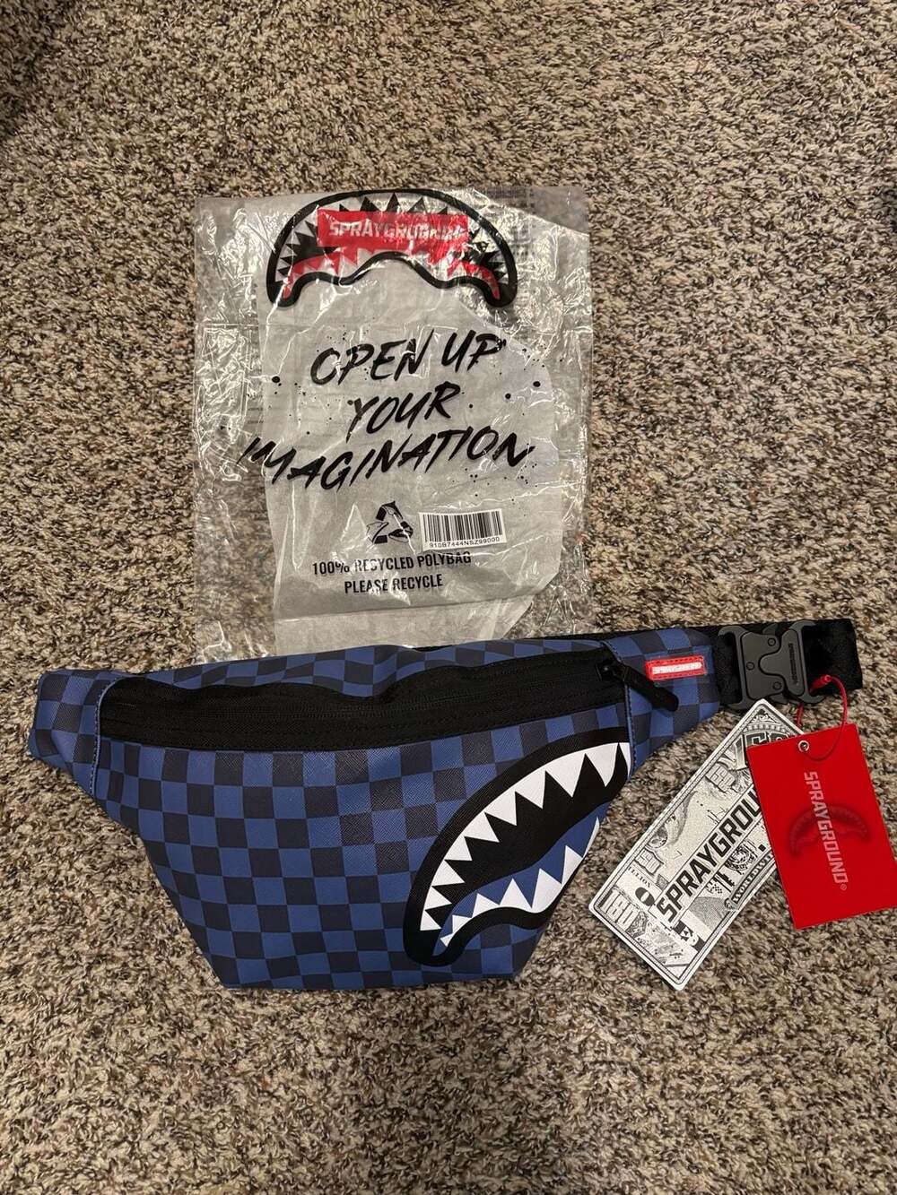 Sprayground The Journey Limited Edition Shark Mouth Crossbody Waist Bag